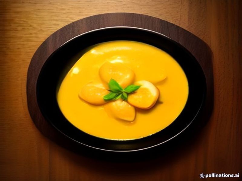 Bincho-Seared Hokkaido Scallops with Miso-Sweet Corn Velouté and Sansho Gastrique